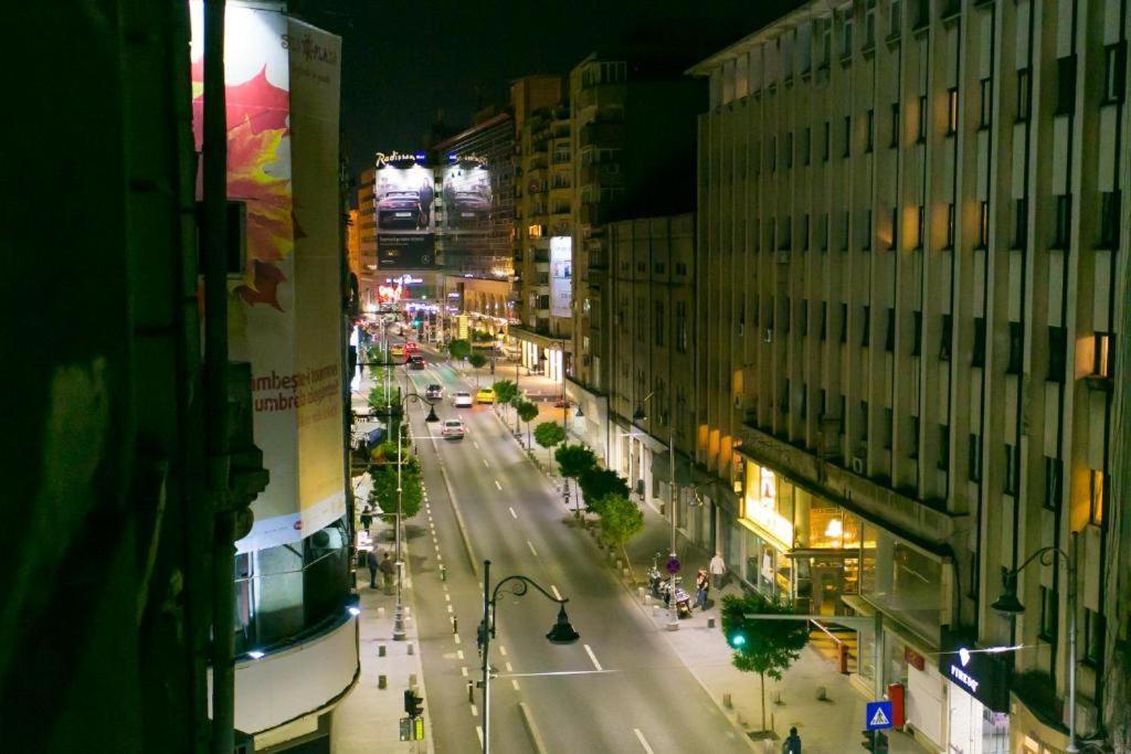 Ferienwohnung Studio Central Calea Victoriei Bukarest Exterior foto